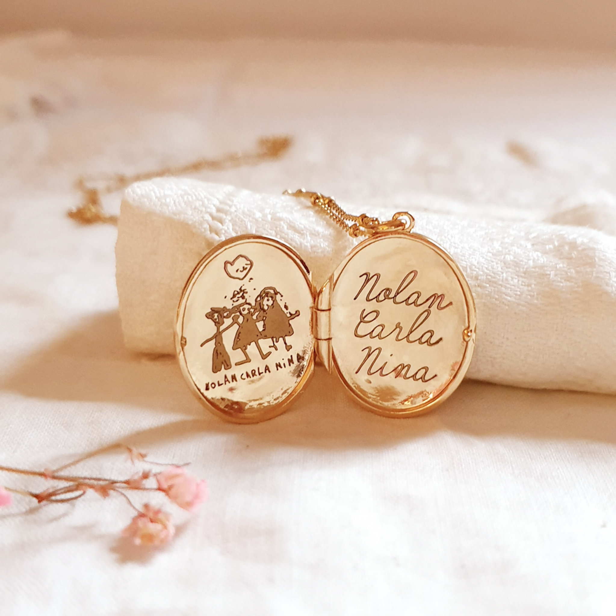 pendentif cadeau dessin maman