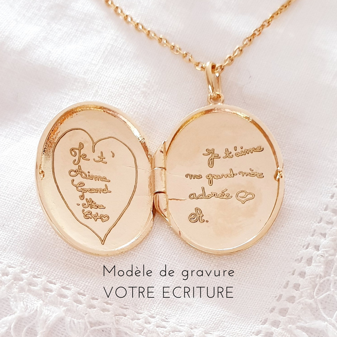 pendentif personnalise dessin enfant pour grand mere