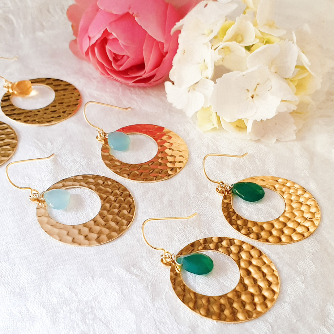 boucle-oreille-femme-pierre-martele