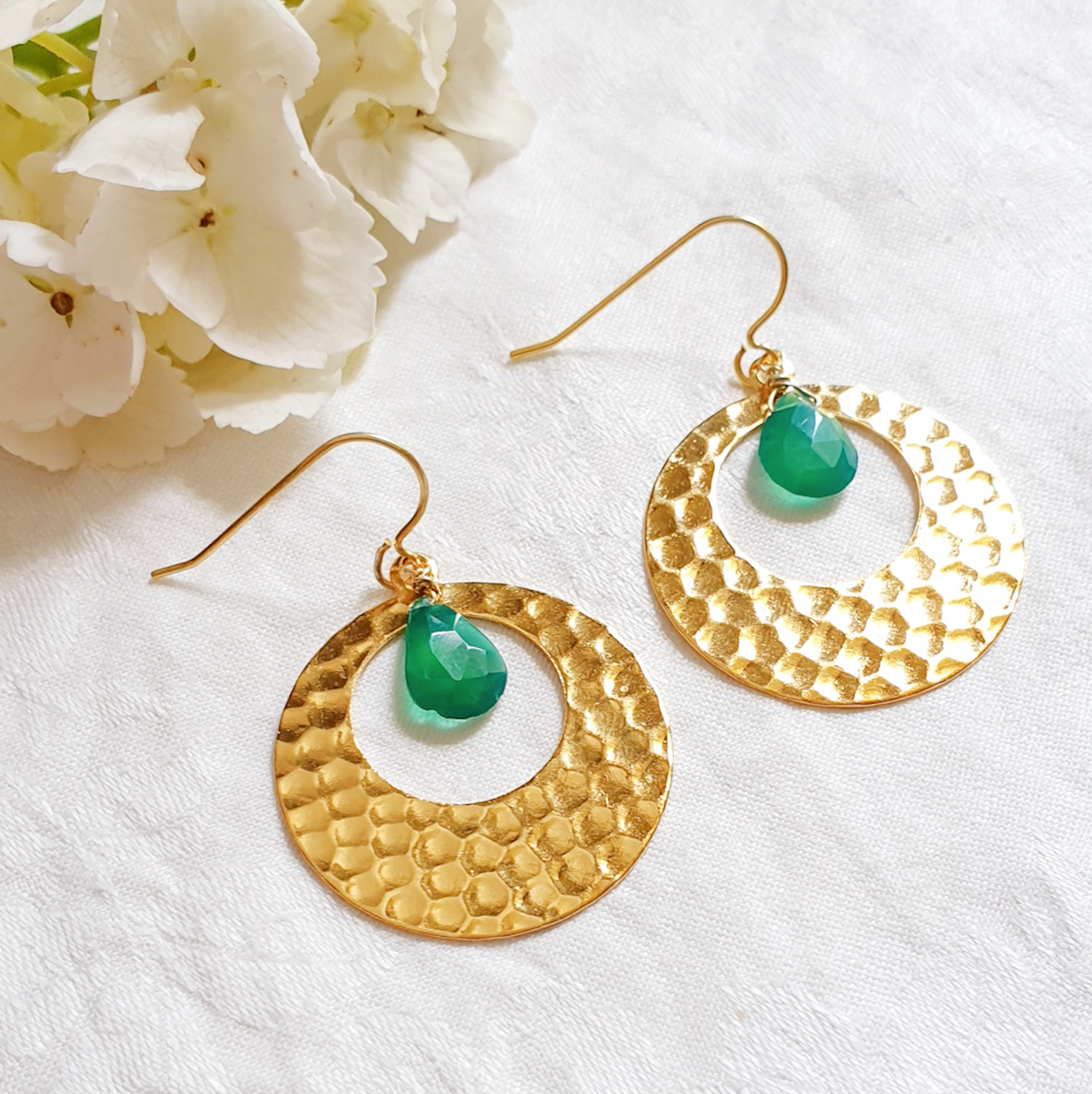 boucle-oreille-pierre-vert
