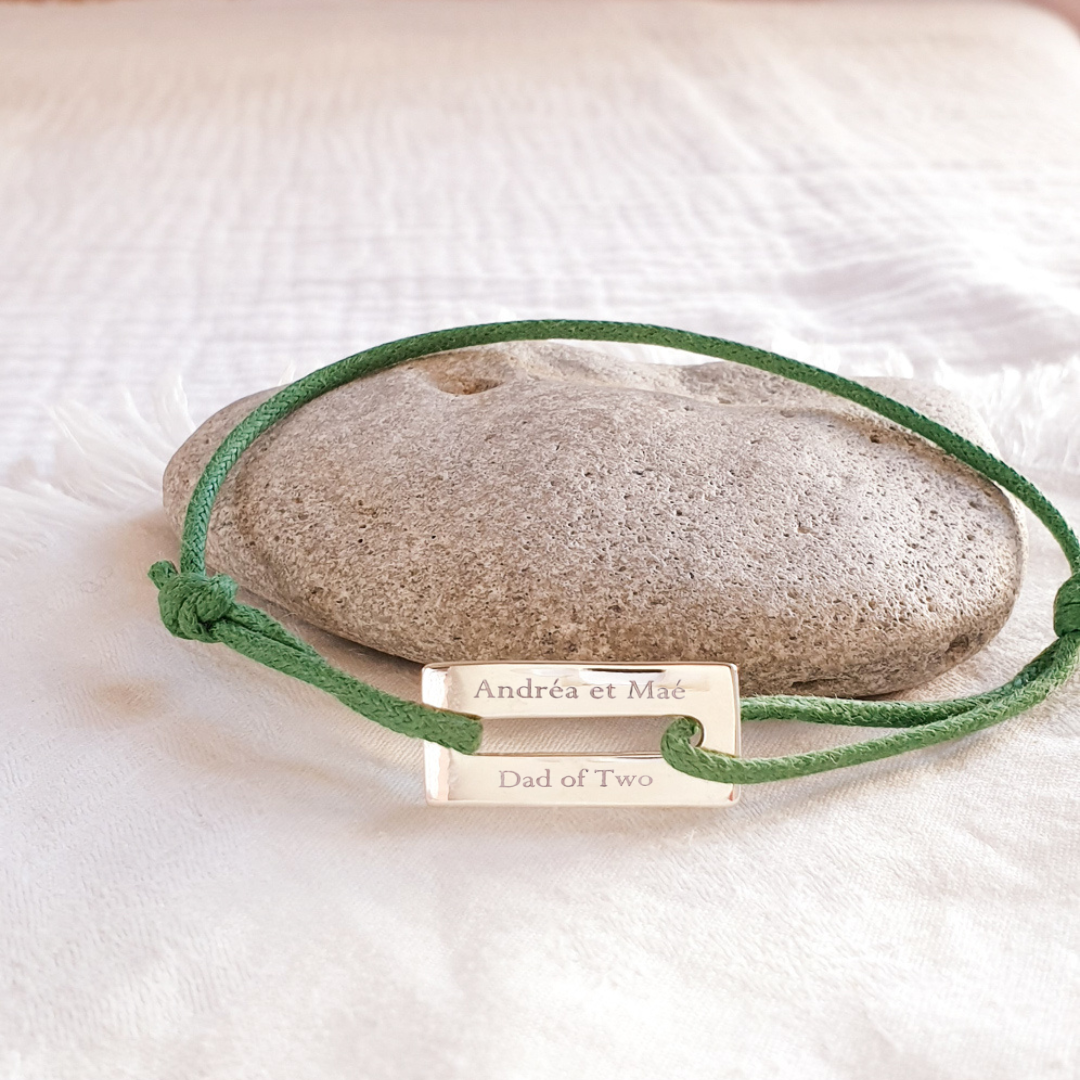 bracelet-personnalise-papa-argent-cordon