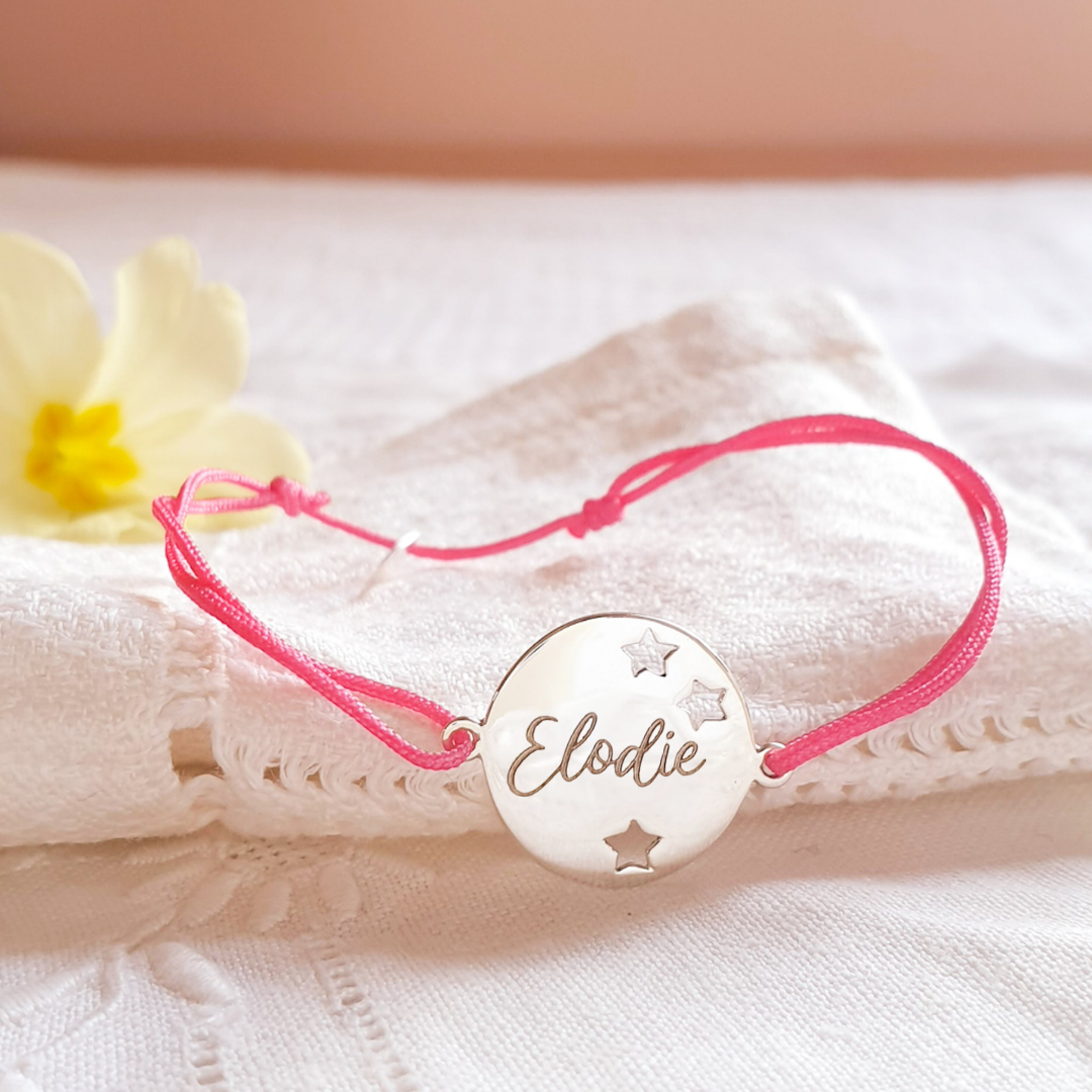 bracelet-personnalise-etoile-prenom-cordon-argent