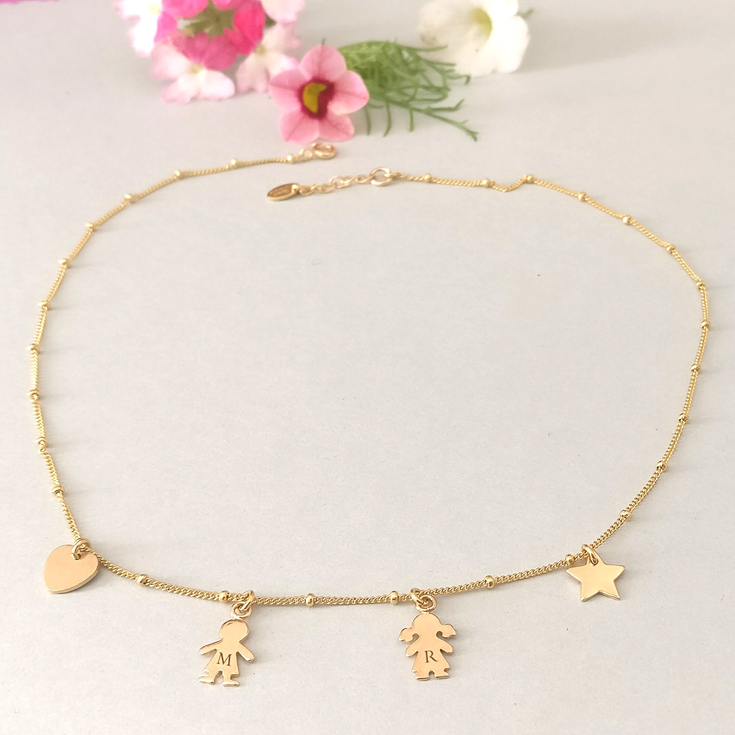 collier-plaque-or-grave-fille-garcon-coeur-etoile-personnalisable-initiale-maman