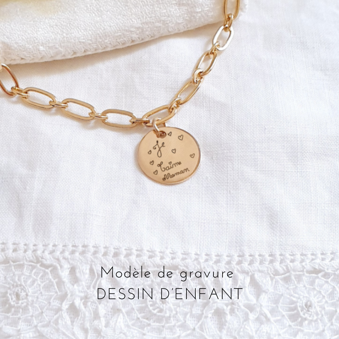 bracelet-personnalise-gravure-dessin-enfant-je-taime-maman