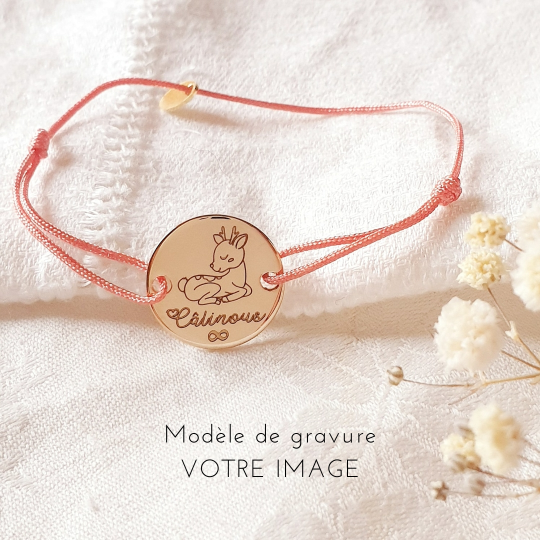 bracelet-petite-fille-personnalise-dessin-mignon-bambi