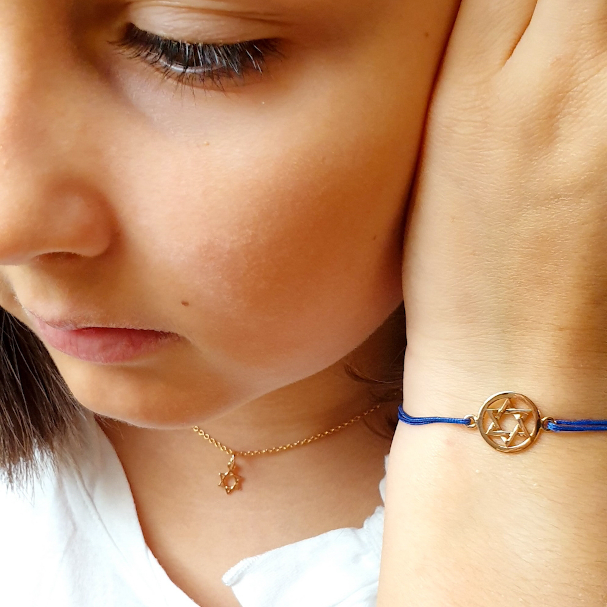 pendentif-et-bracelet-medaille-juifs-etoile-de-david