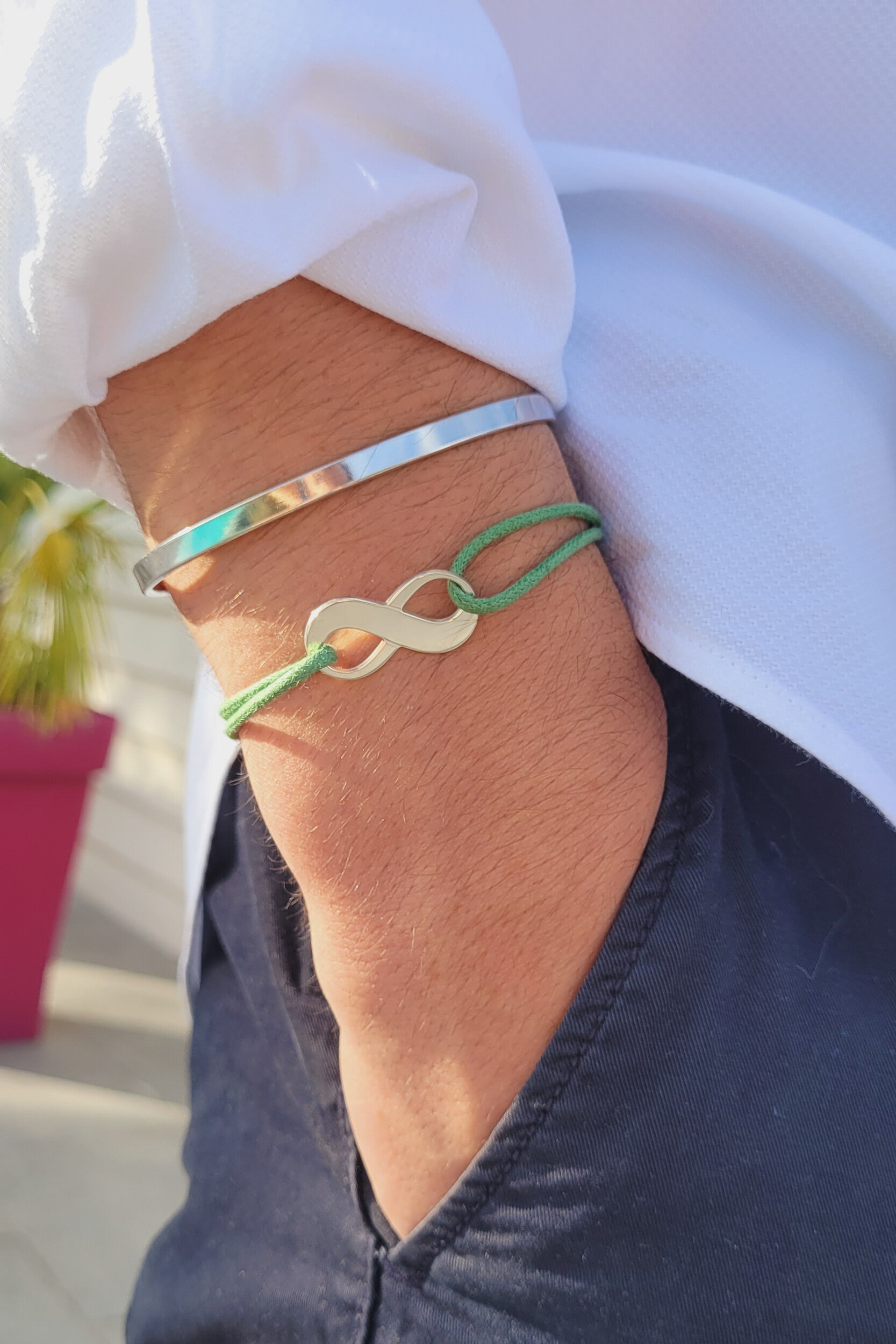 bracelet-homme-infini-personnalise-en-argent
