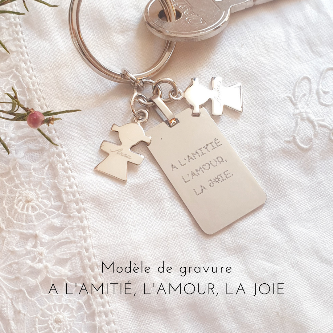 porte-cle-grave-argent-cadeau-ami