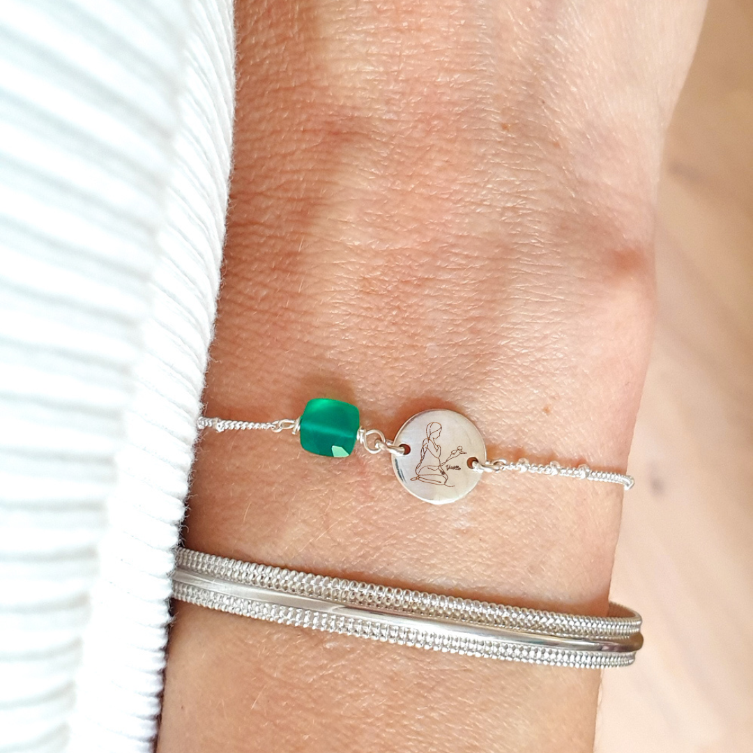 bracelet pierre de naissance mamange