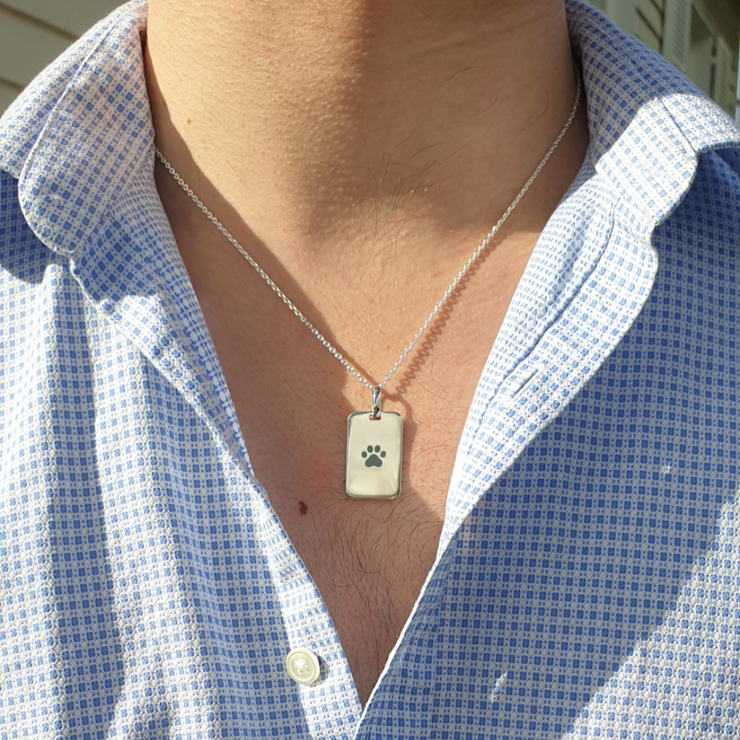 collier-homme-patte-de-chat