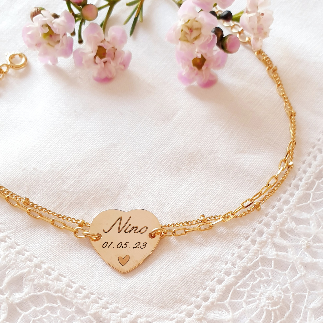 bracelet-chaine-personnalisable-medaille-coeur