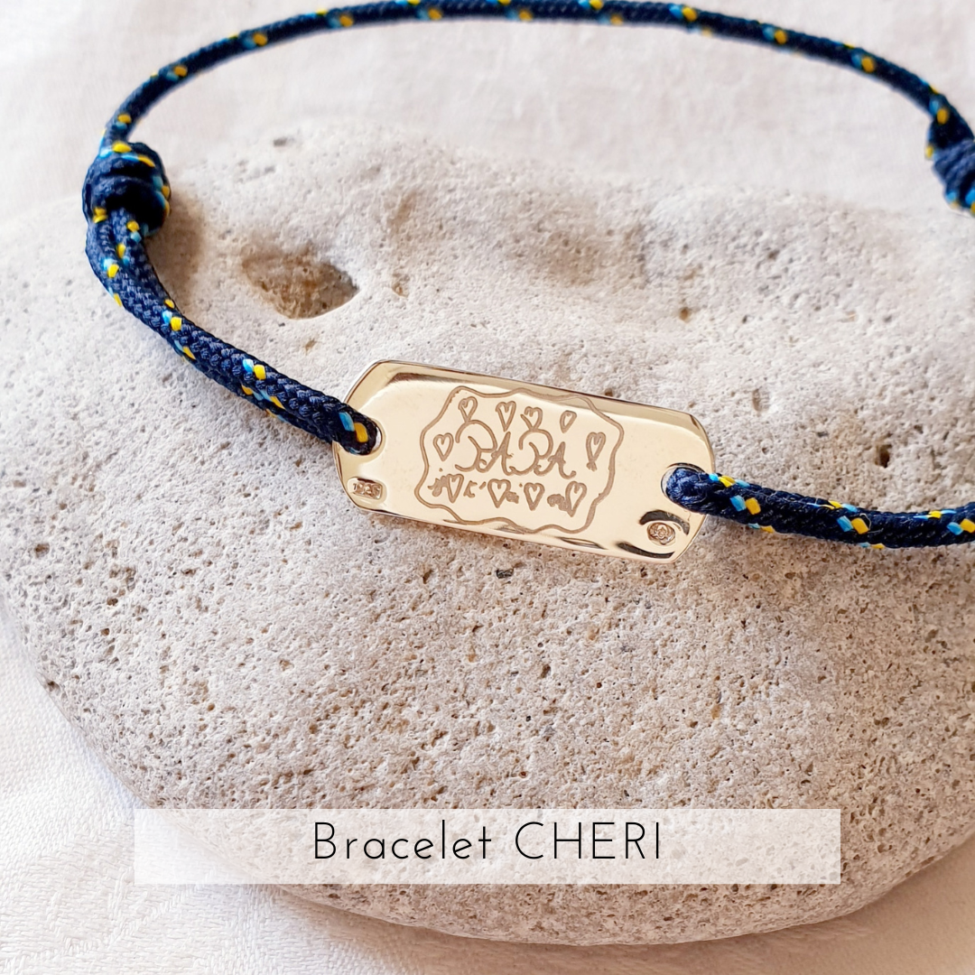 bracelet-papa-personnalise-dessin-enfant