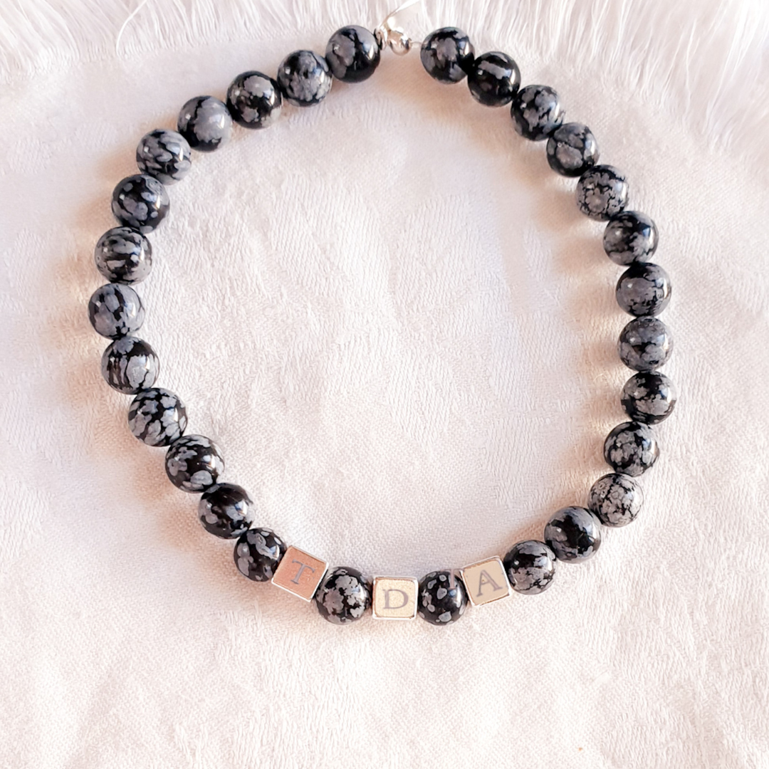 bracelet-personnalise-homme-perles-pierre-obsidienne-et-cubes-argent