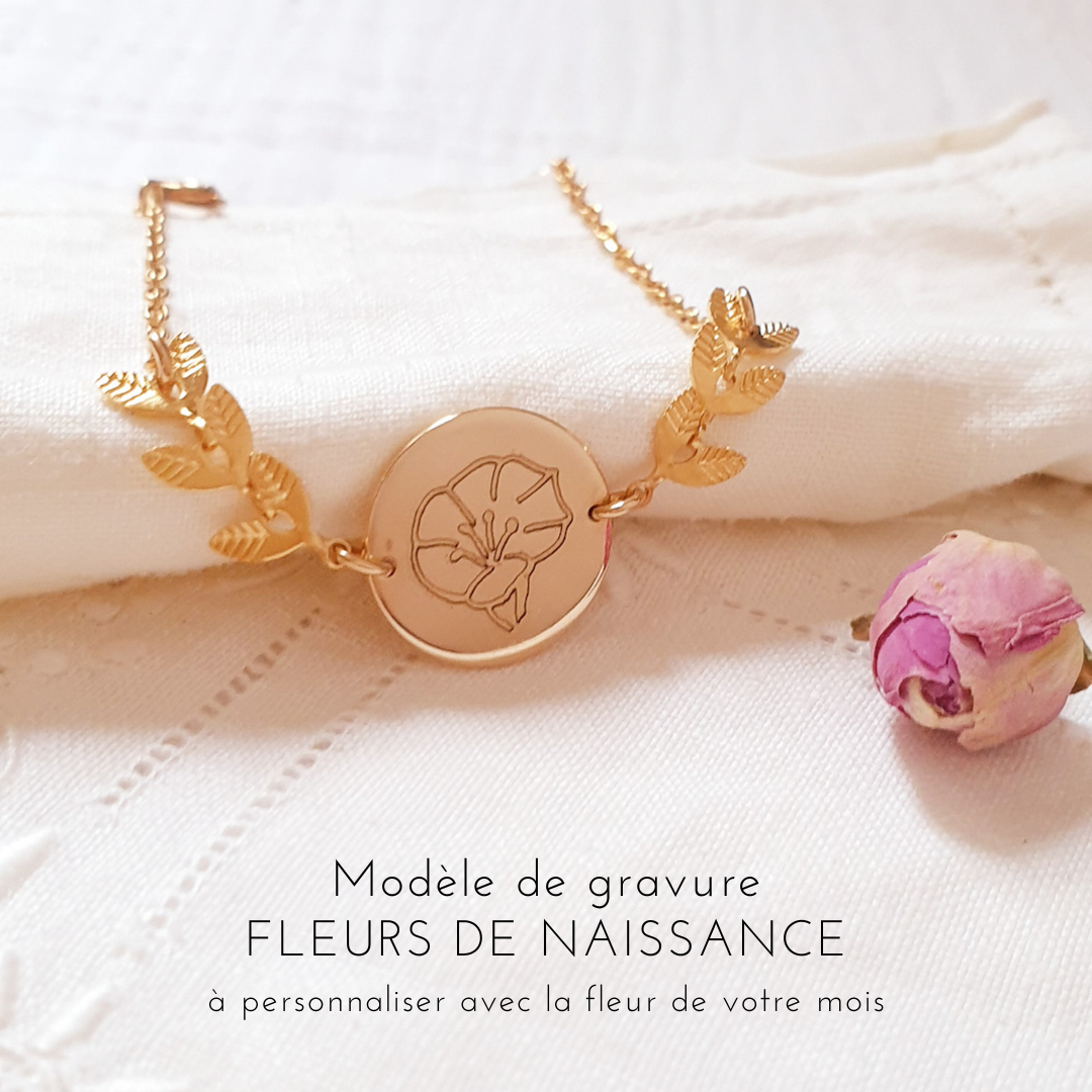 bracelet-personnalise-fleur-de-naissance