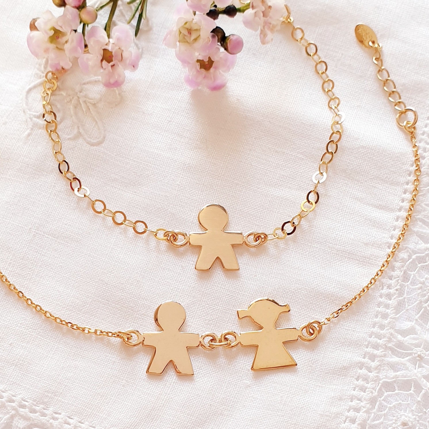 Collier Prénom Arc-en-ciel pour Enfants – Un Bracelet