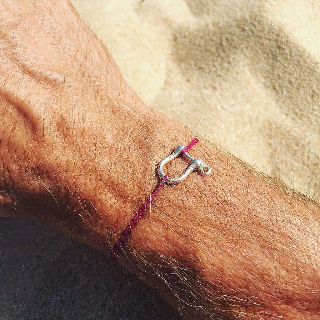 bracelet manille homme cordon legendaire