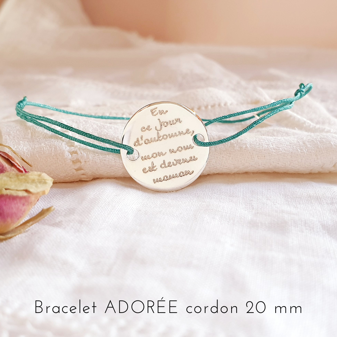 bracelet personnalise naissance maman