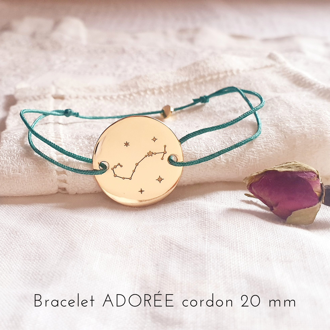 bracelet cordon astro constellation