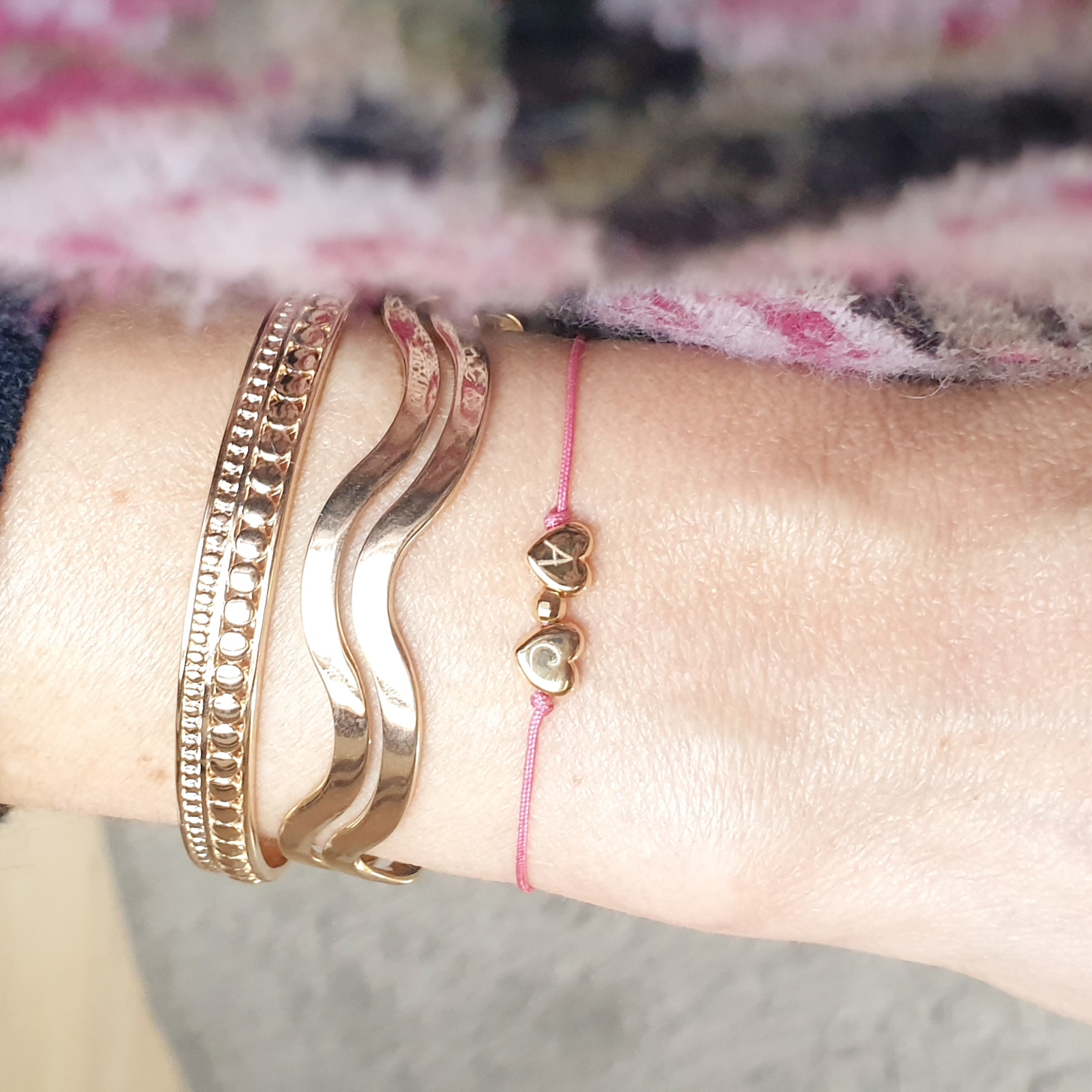 bijou femme bracelet personnalisable initiales