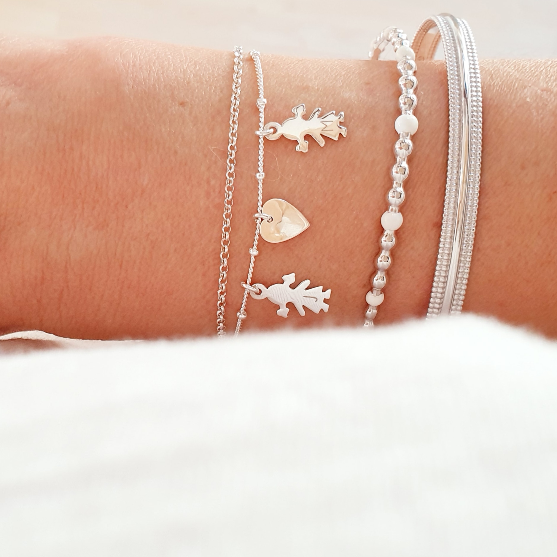 bracelet breloque enfant personnalise maman