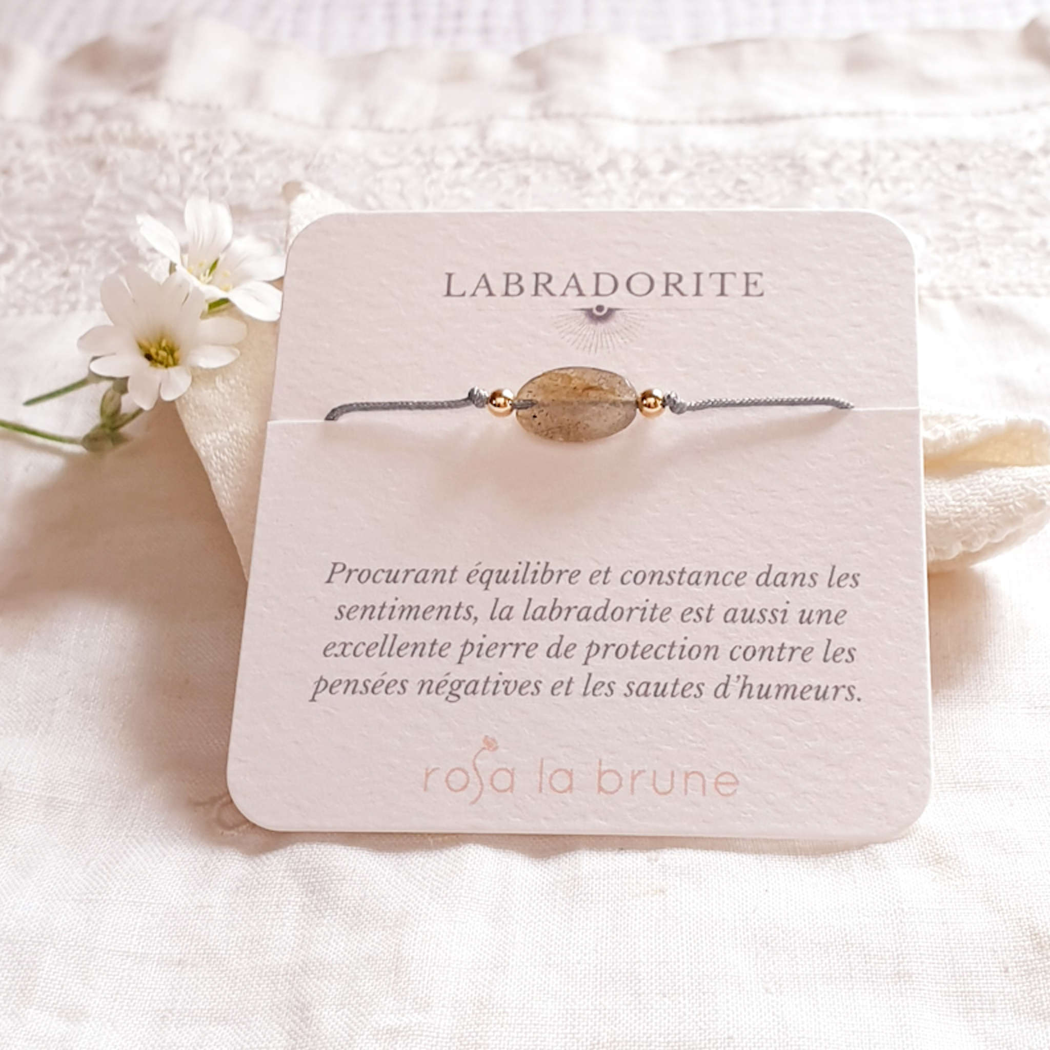 bracelet pierre labradorite