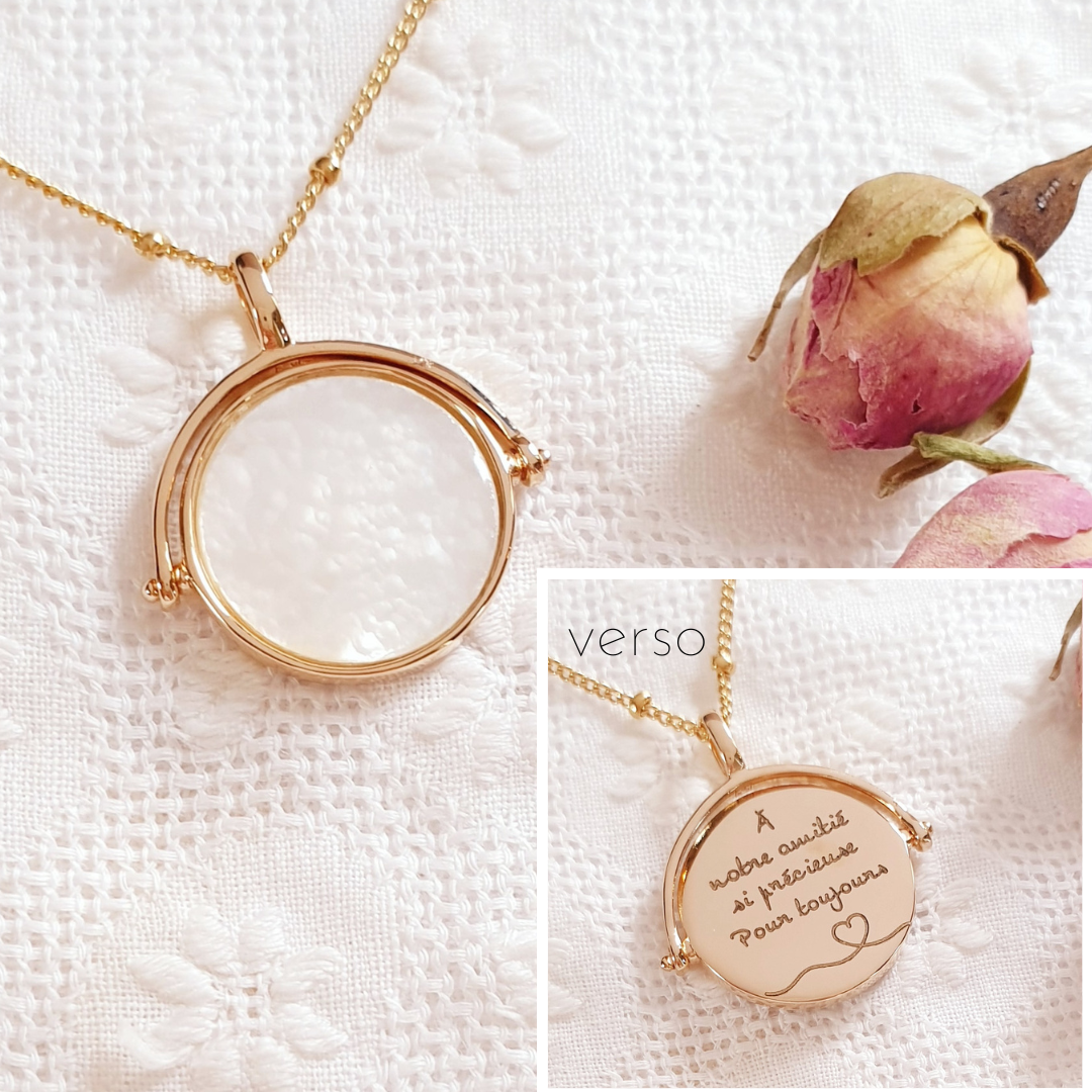 cadeau amie collier personnalise