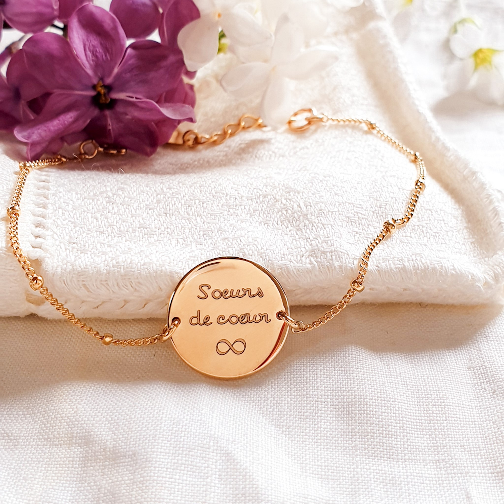 bracelet amitie soeur de coeur