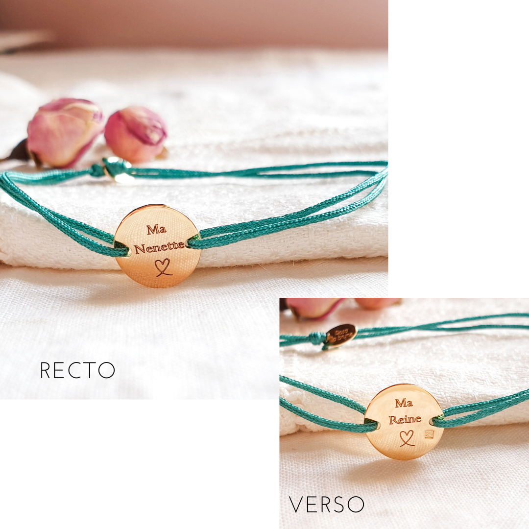 bracelet personnalise cordon cadeau