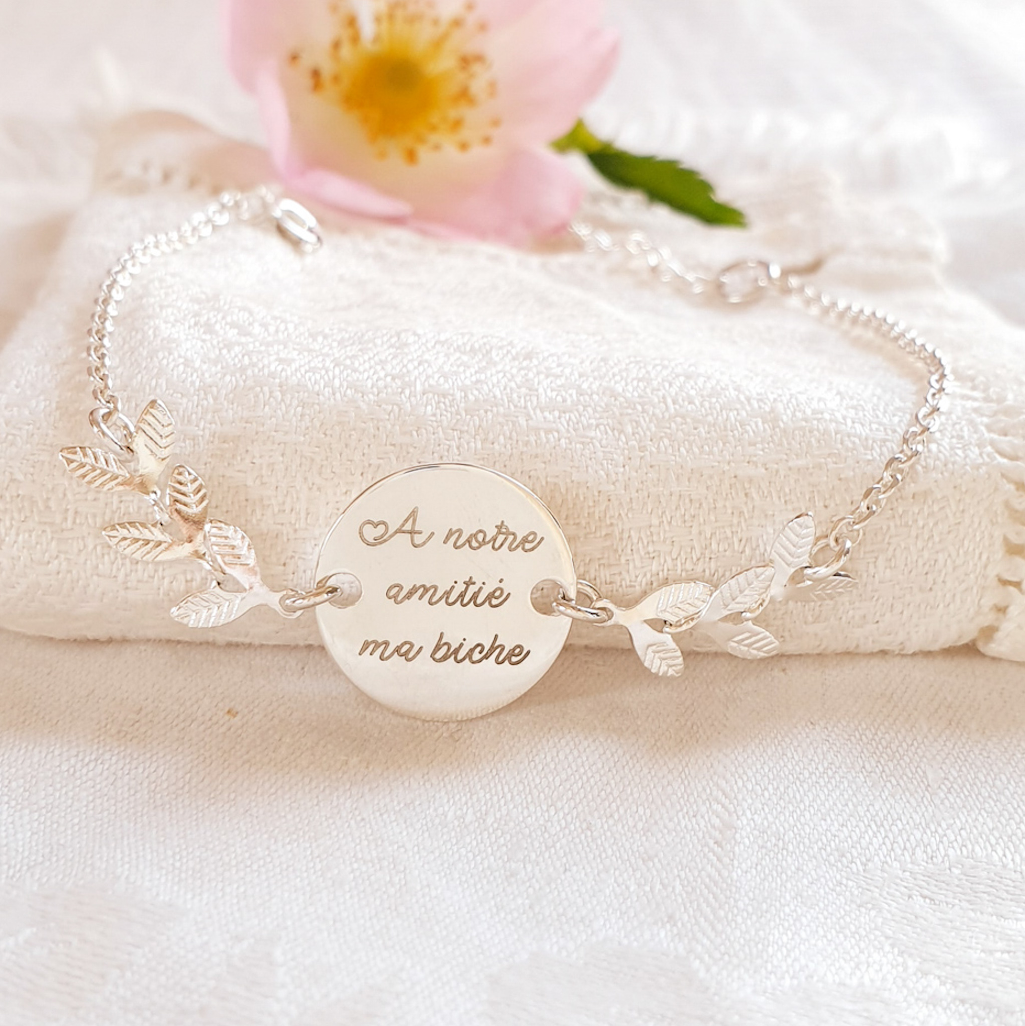 bracelet amitie argent cadeau amie