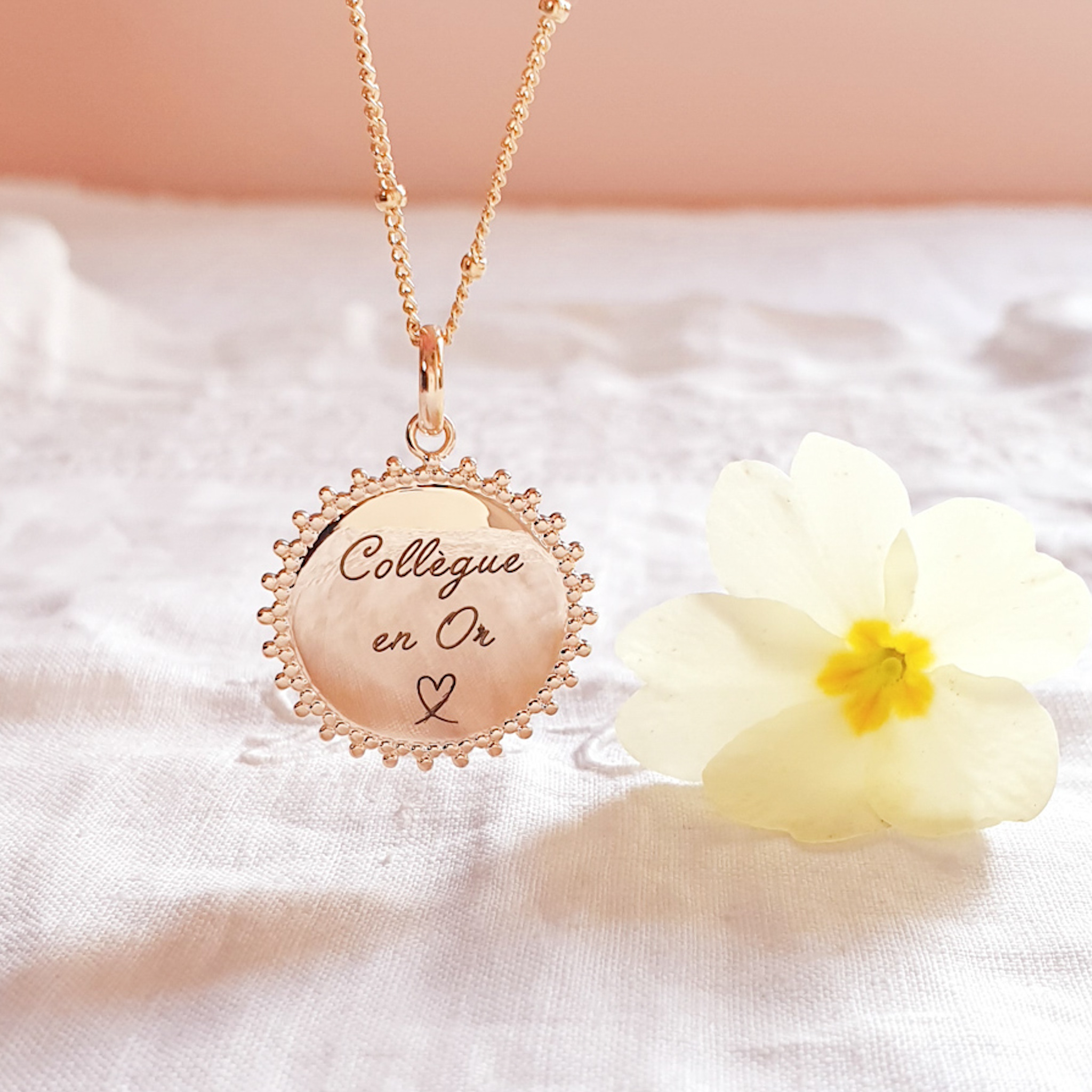 cadeau collegue bijou personnalise