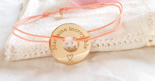 BOMEON Bracelet Cadeau Marraine - Une Marraine Ne Se Trouve Pas, Elle Se Choisit - Idéal Pour Noël, Anniversaire Ou Baptême