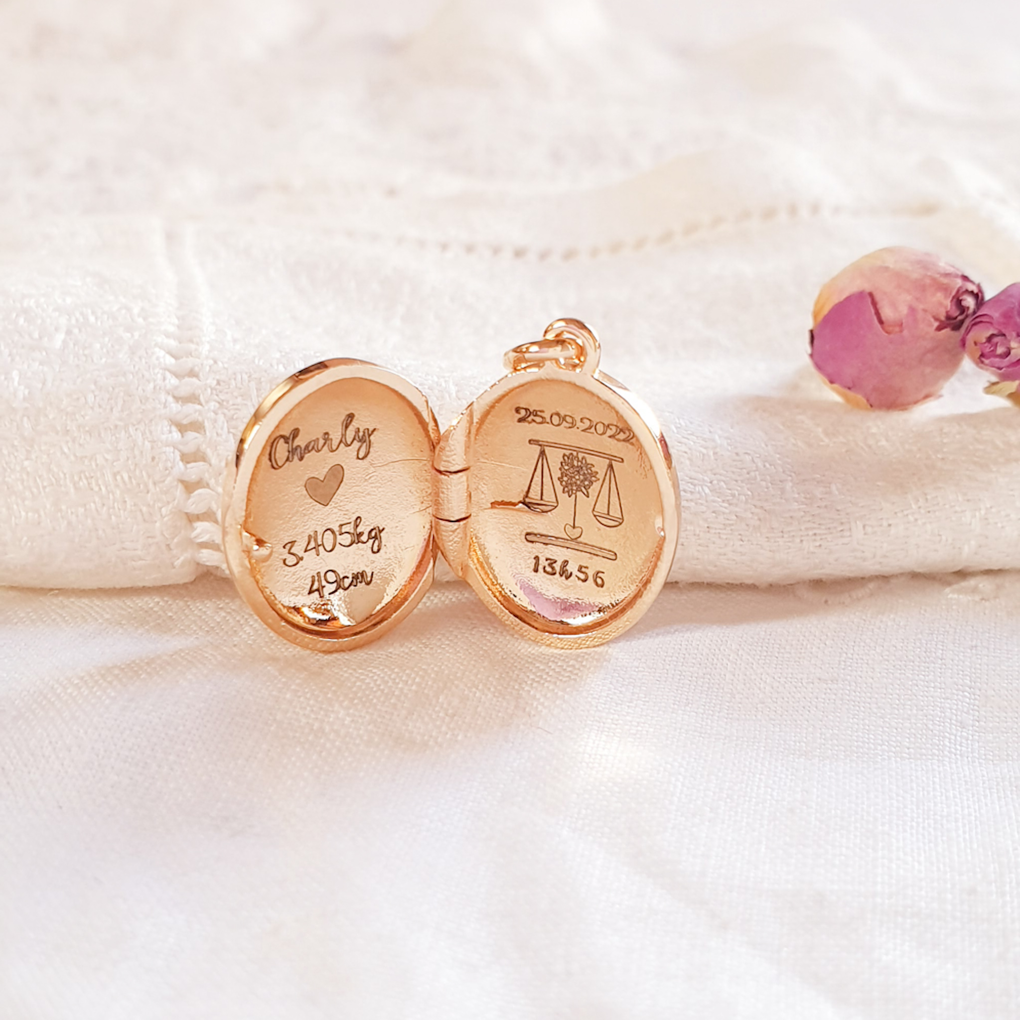 cadeaux de naissance collier personnalise