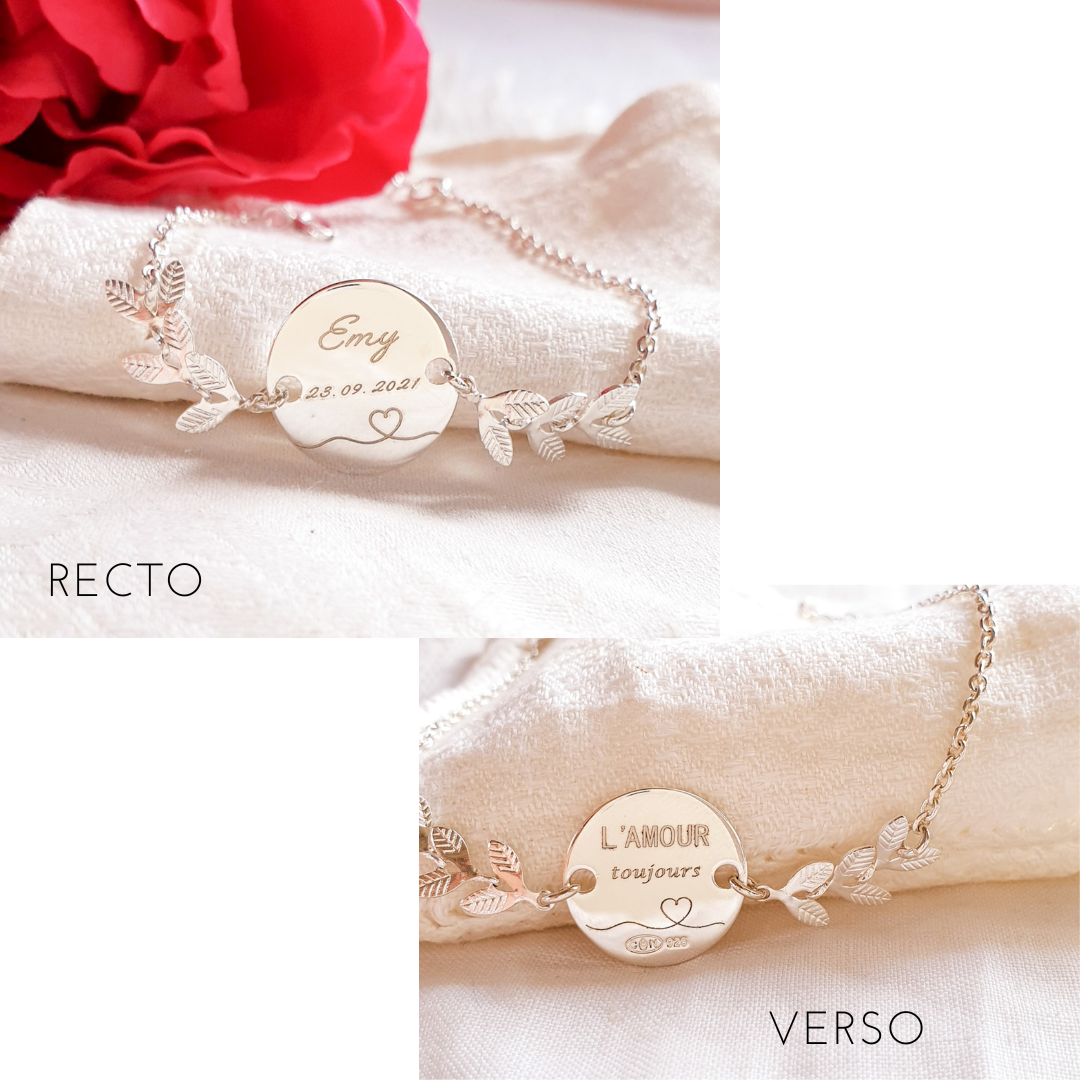 bracelet de naissance argent