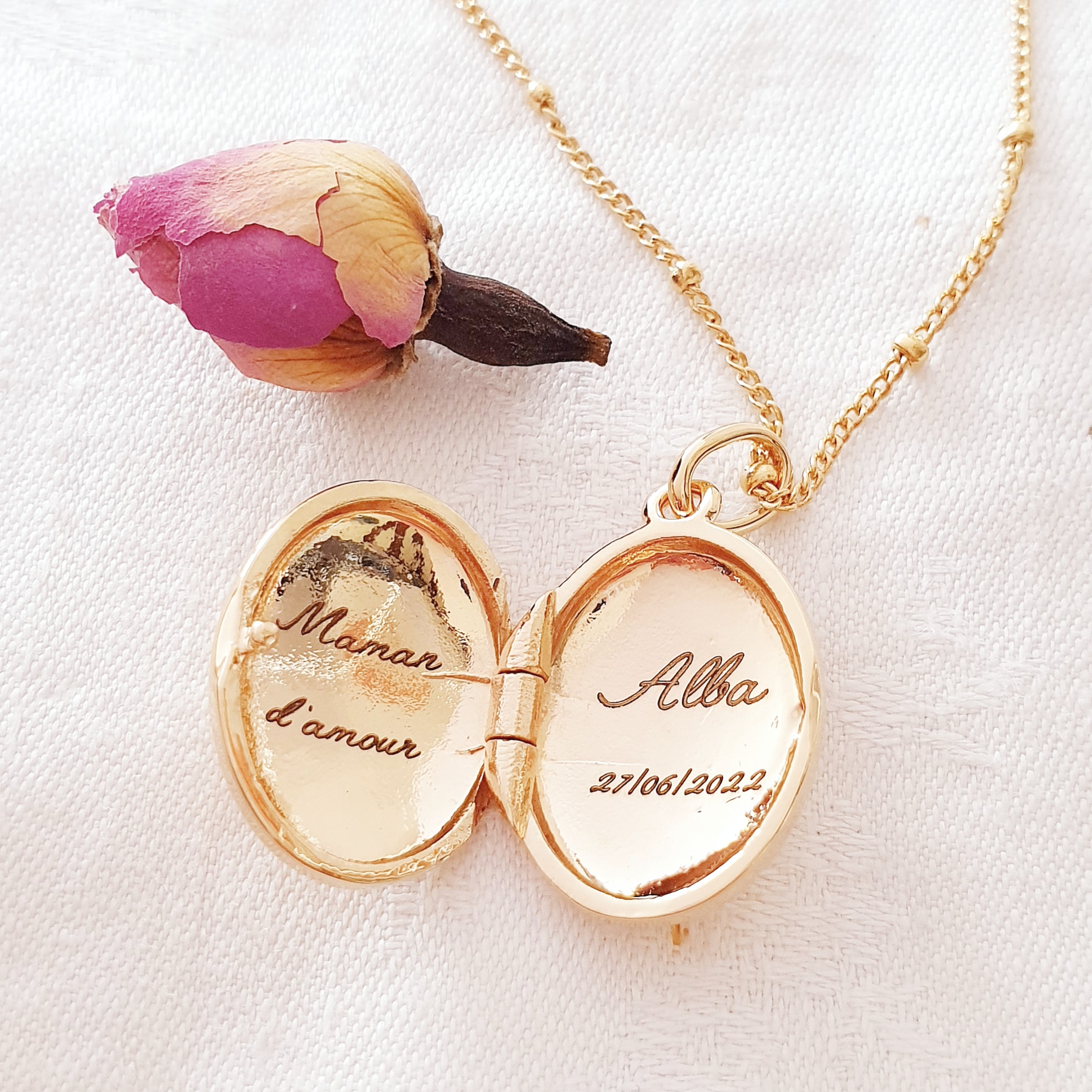 collier pour une maman naissance