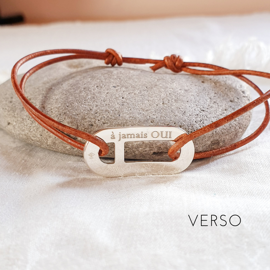 Cadeau de noël amoureux bracelet personnalisé pour homme