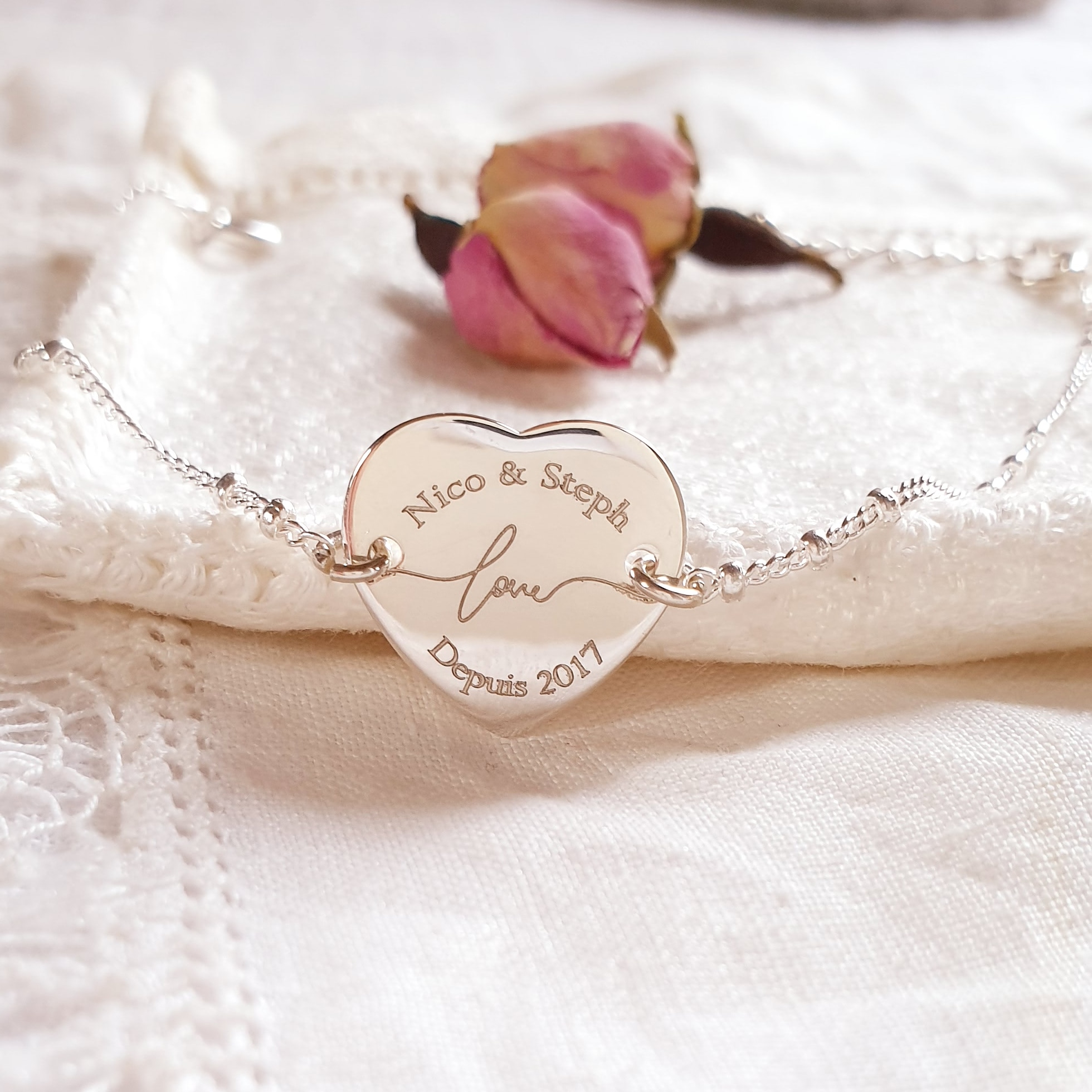cadeau bracelet gravable