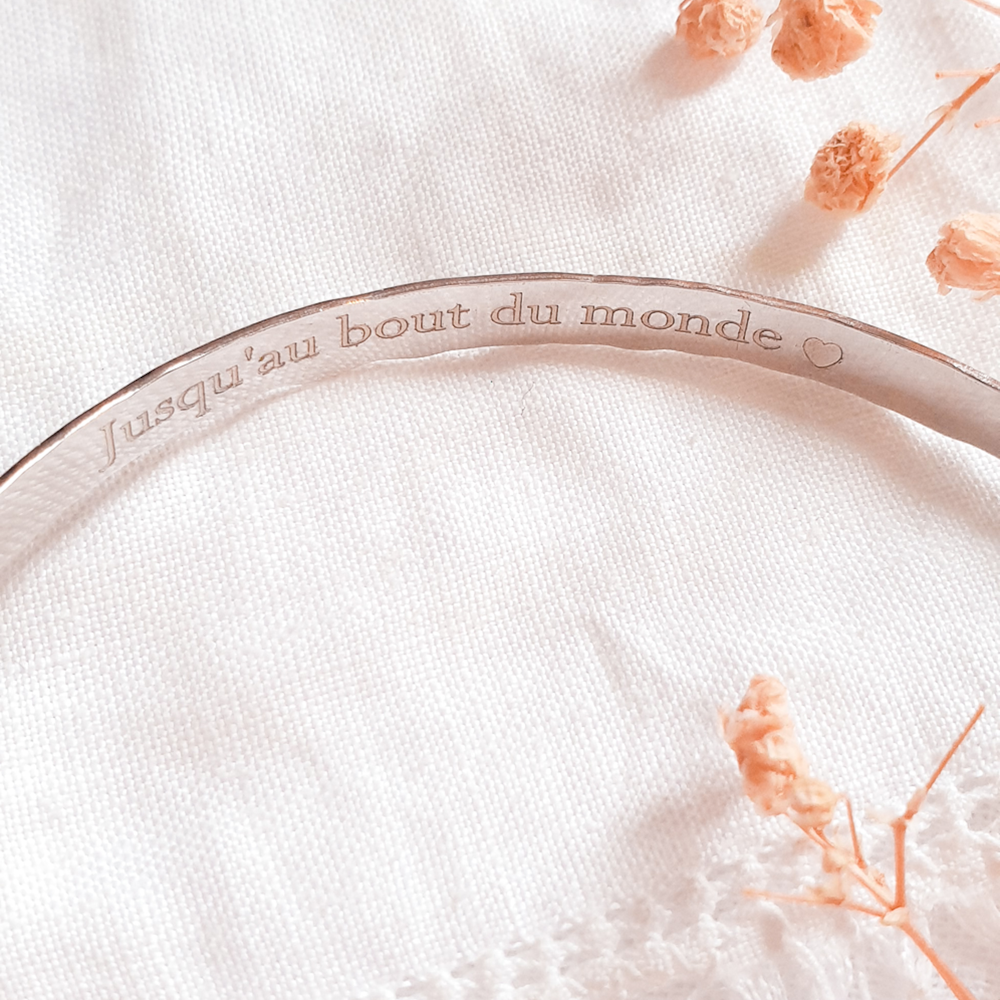 jonc femme personnalisable argent