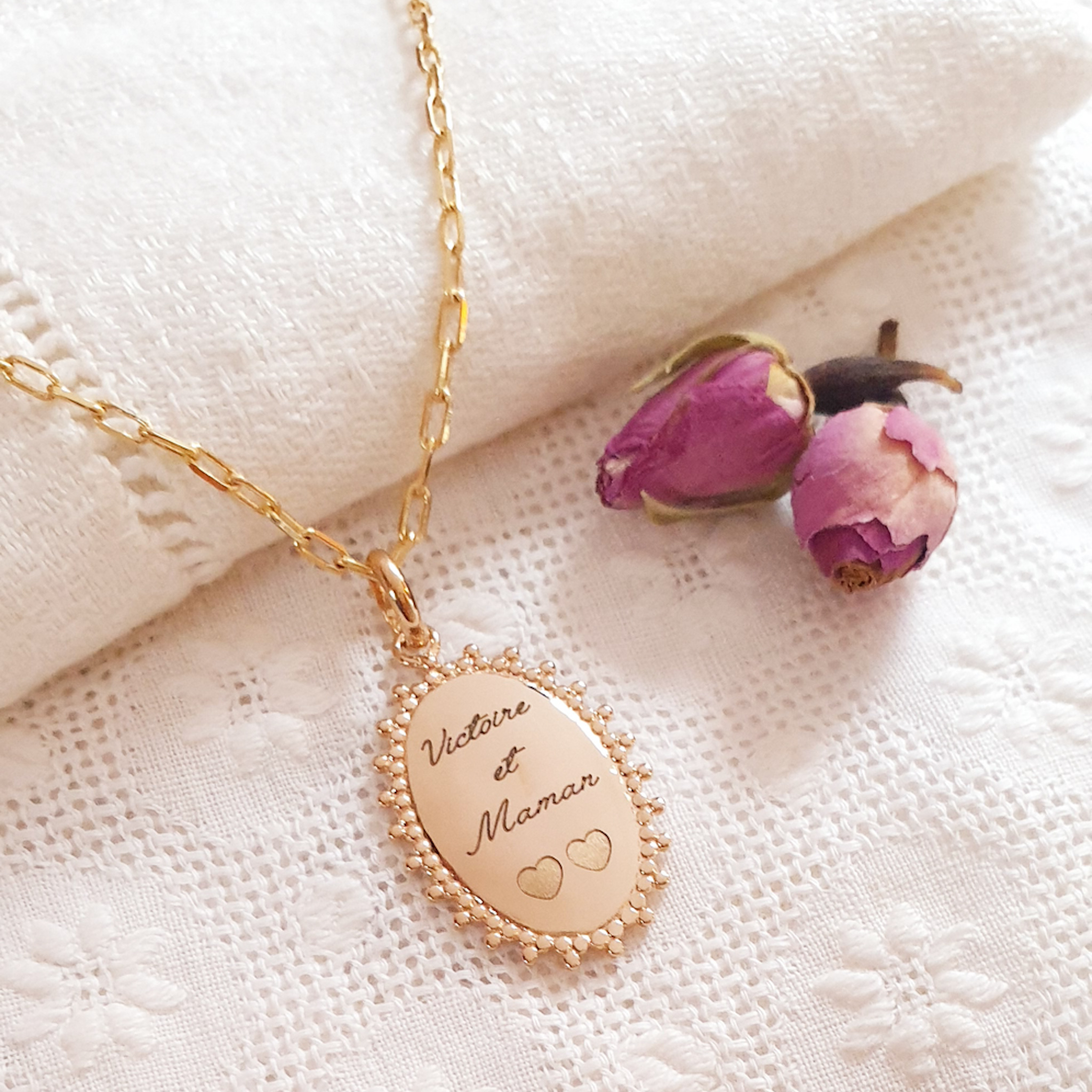 bijou mere fille collier personnalise