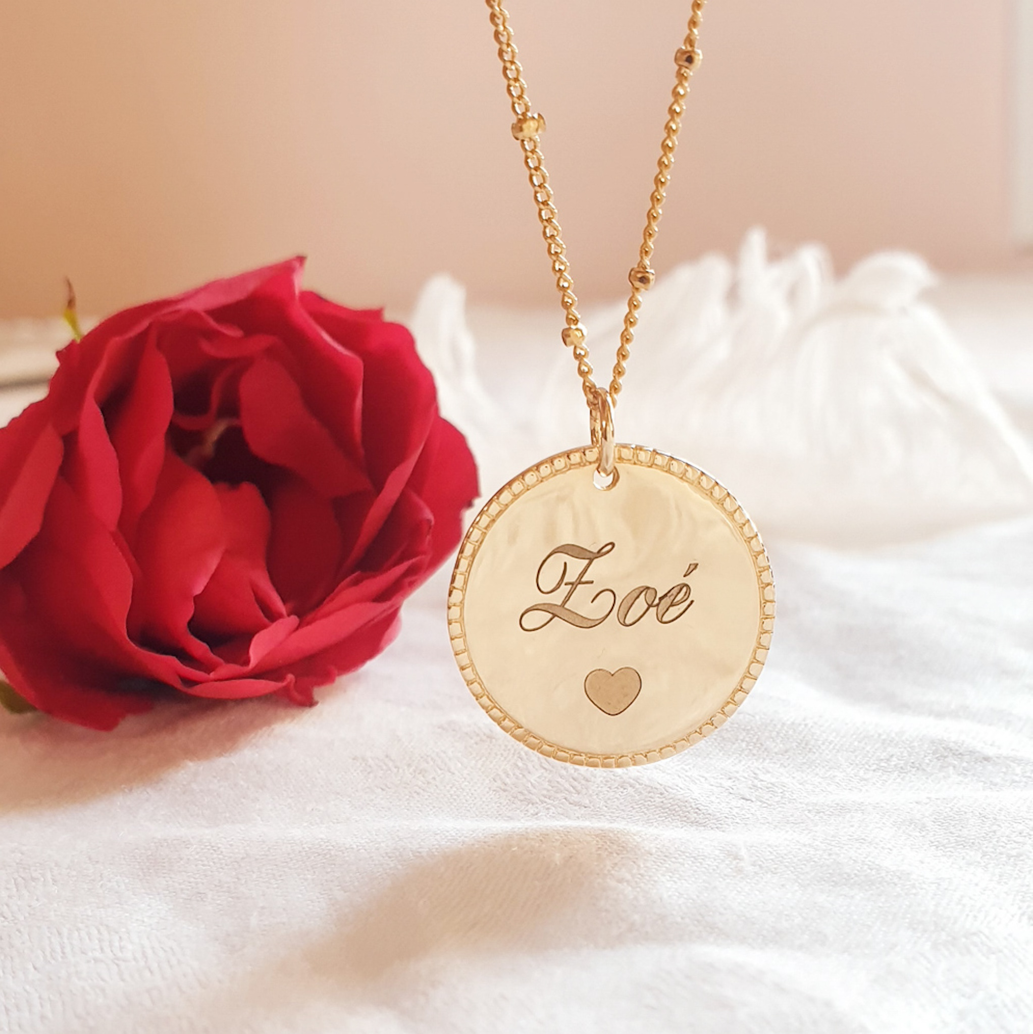 collier prenom grave