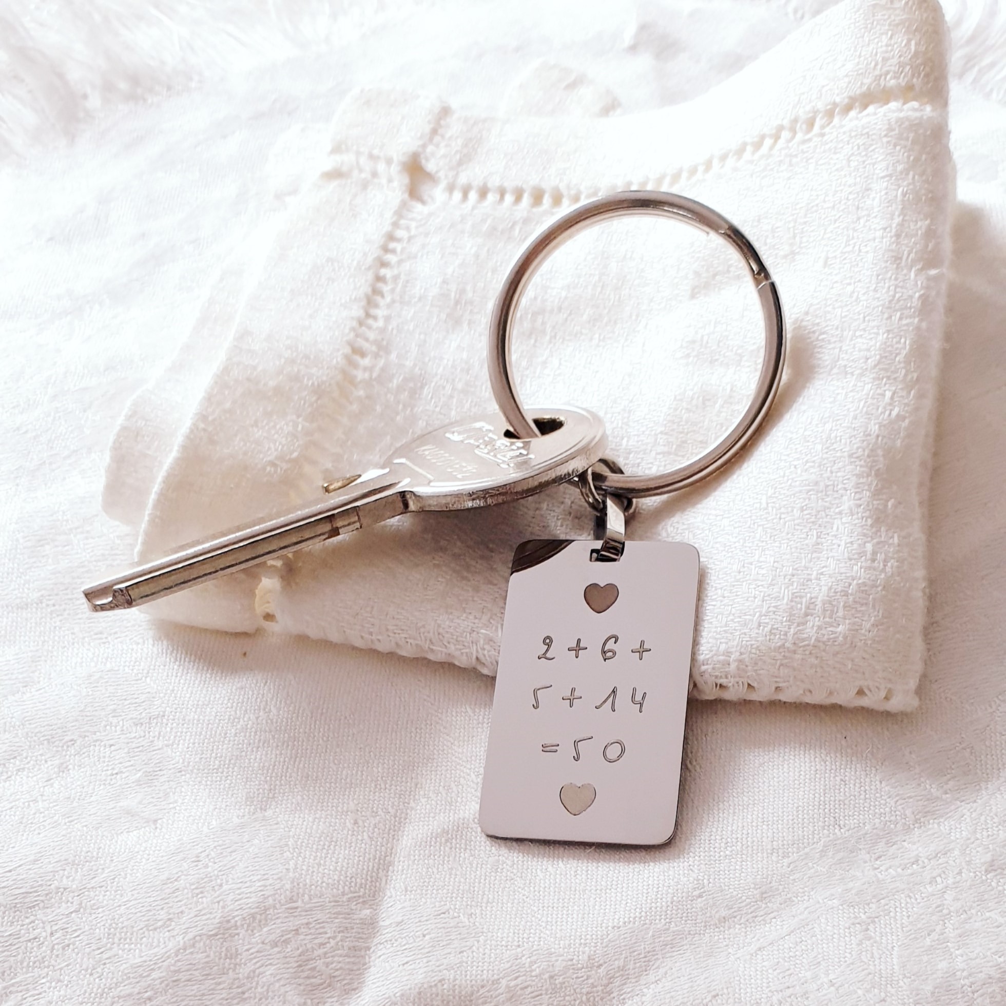 cadeau anniversaire mariage porte cle