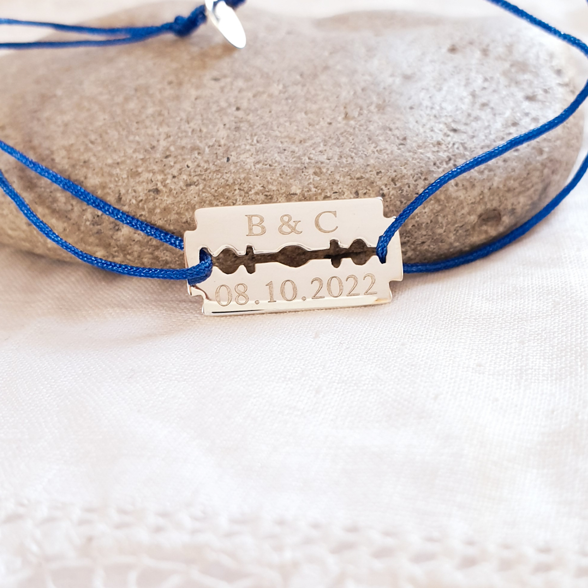 bracelet homme date de mariage