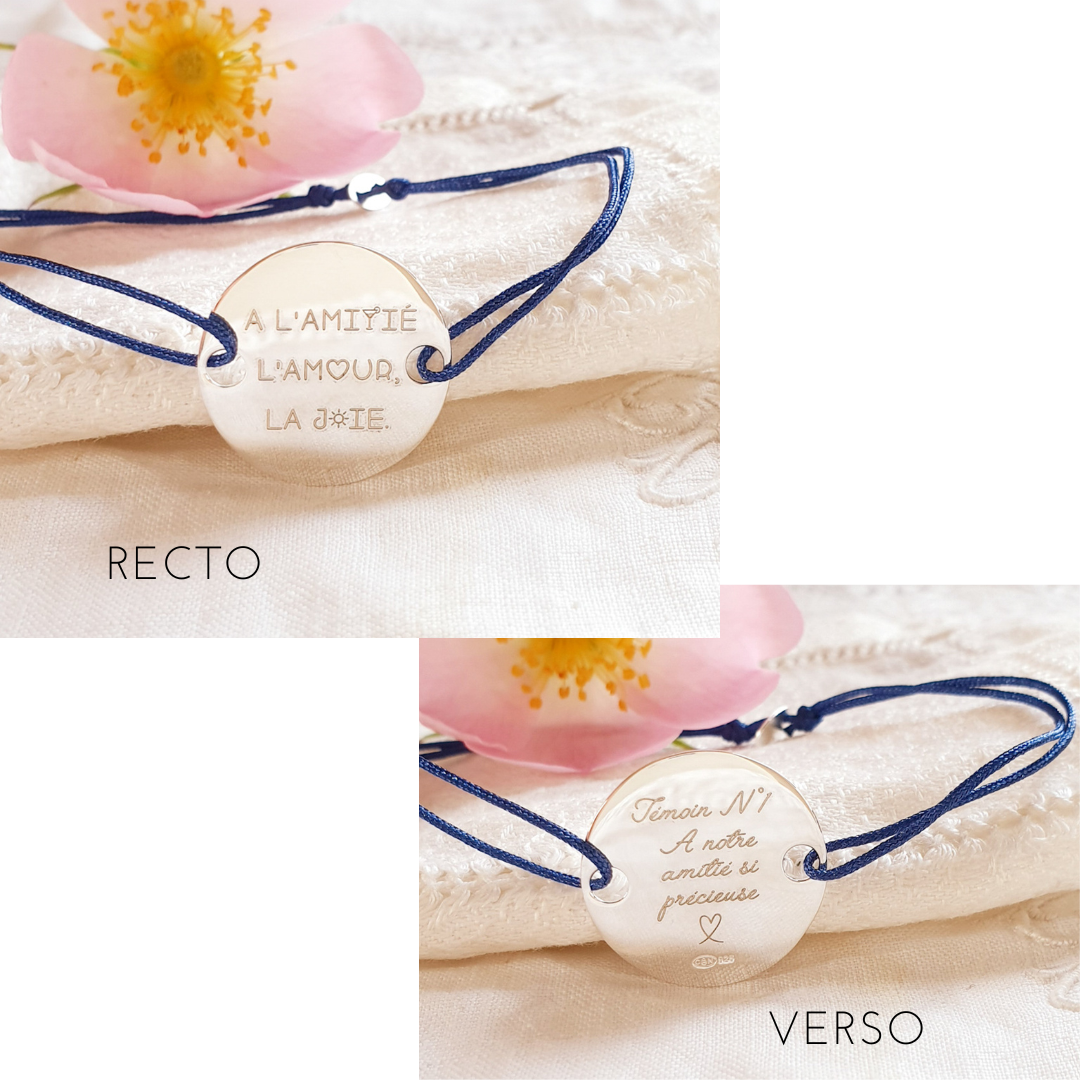 cadeau pour temoin bijou personnalise