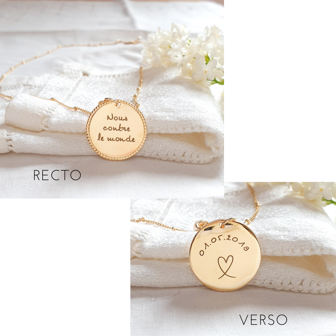 collier femme mariage