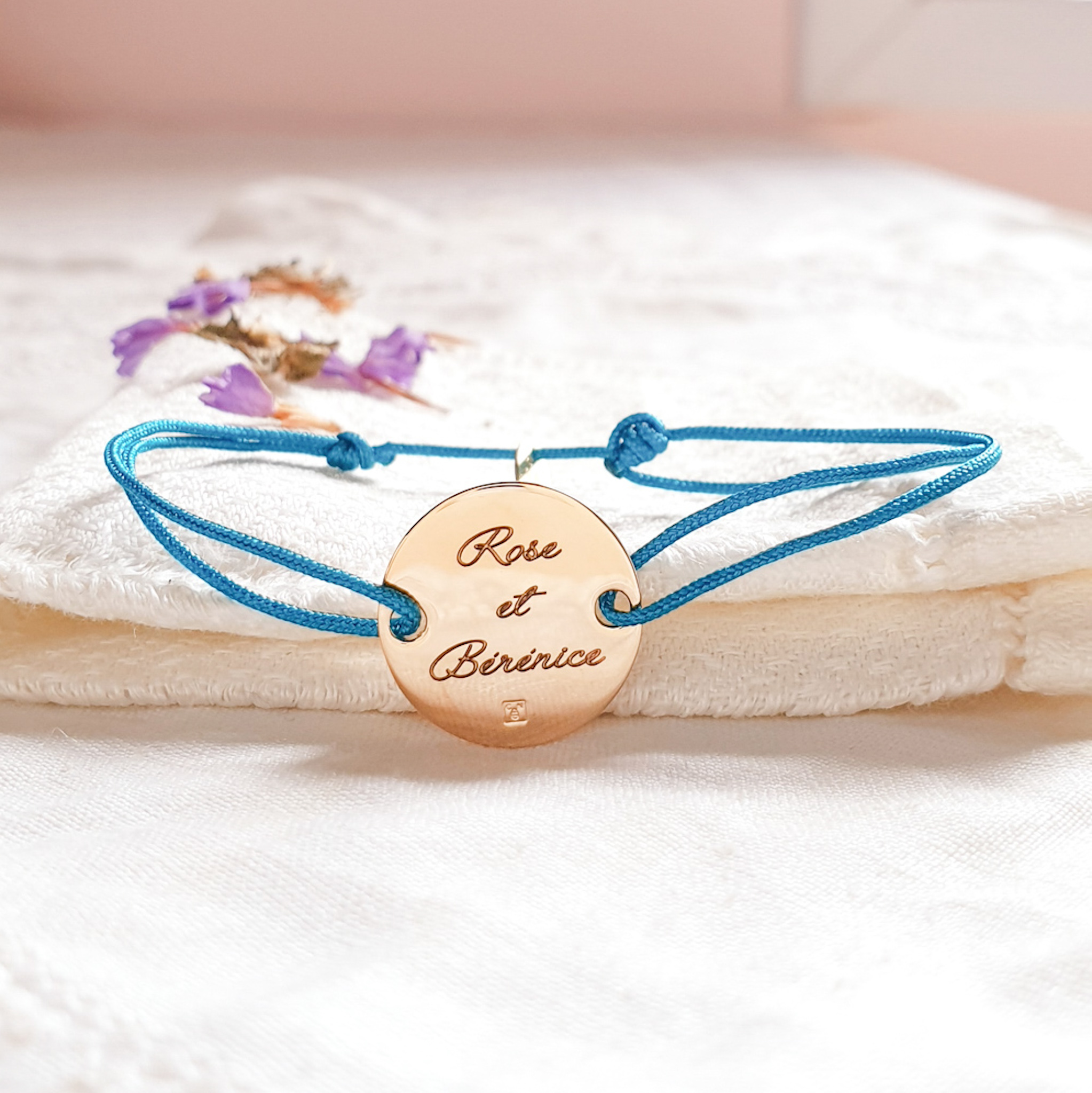 braclet personnalise cordon prenom