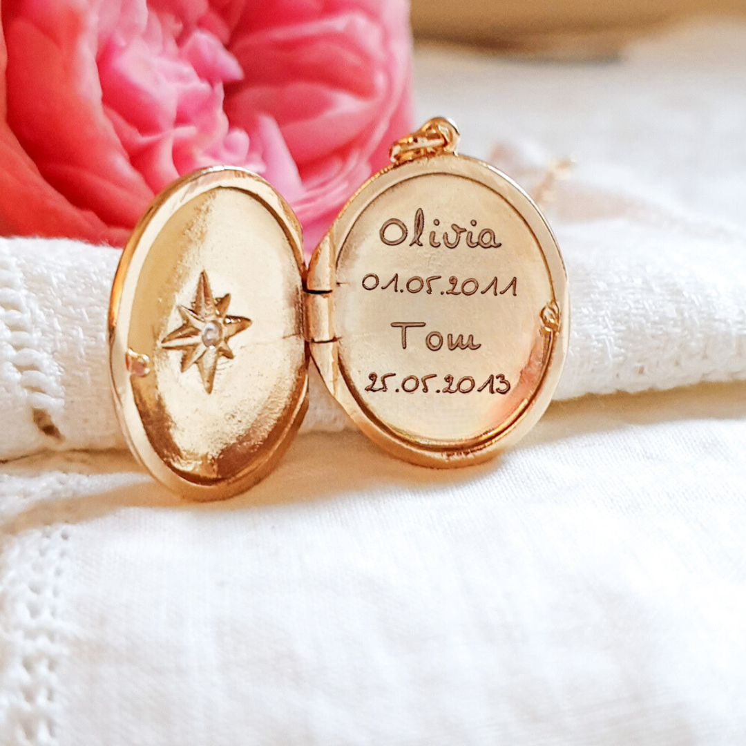 collier prenom etoile du nord