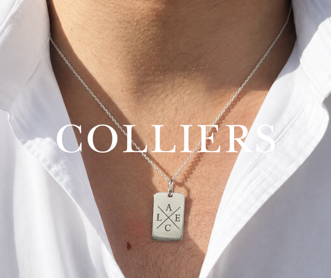 colliers homme
