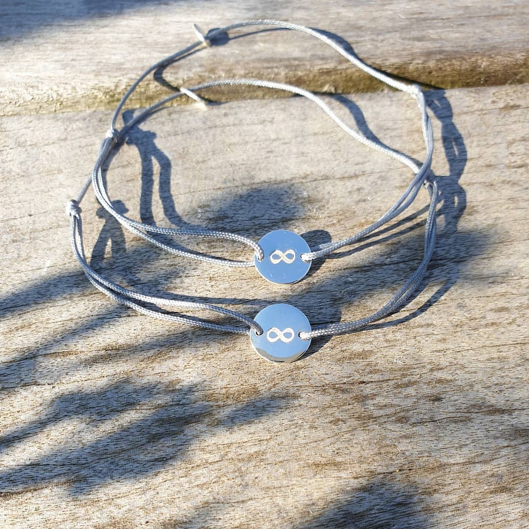 bracelet infini en argent