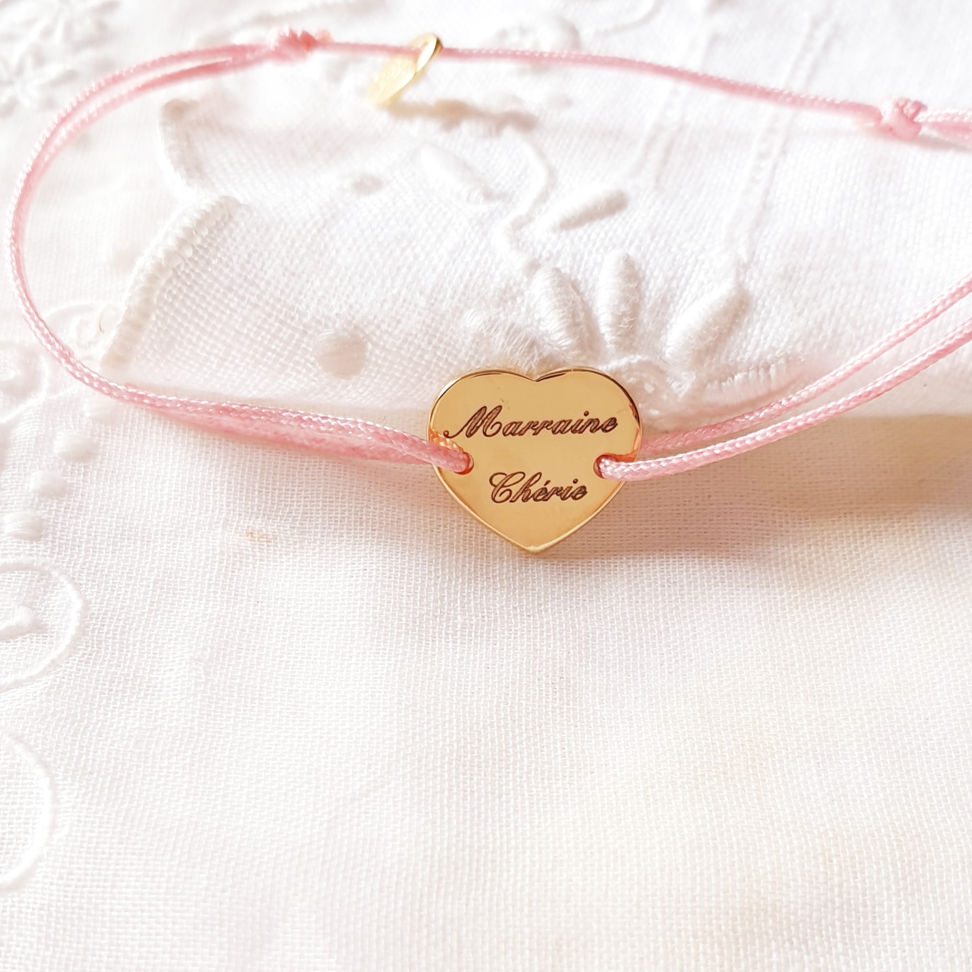 cadeau bracelet personnalise coeur
