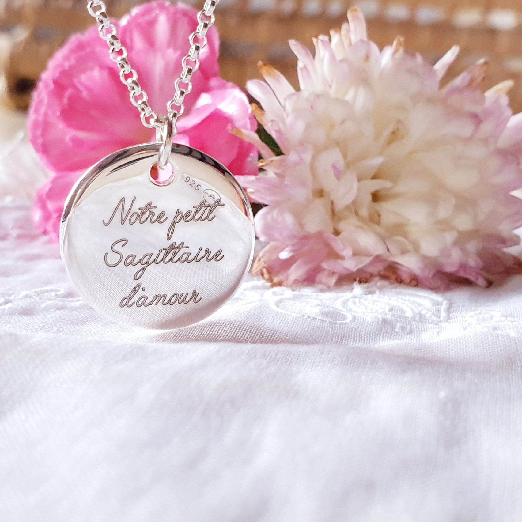 collier argent pour ma fille