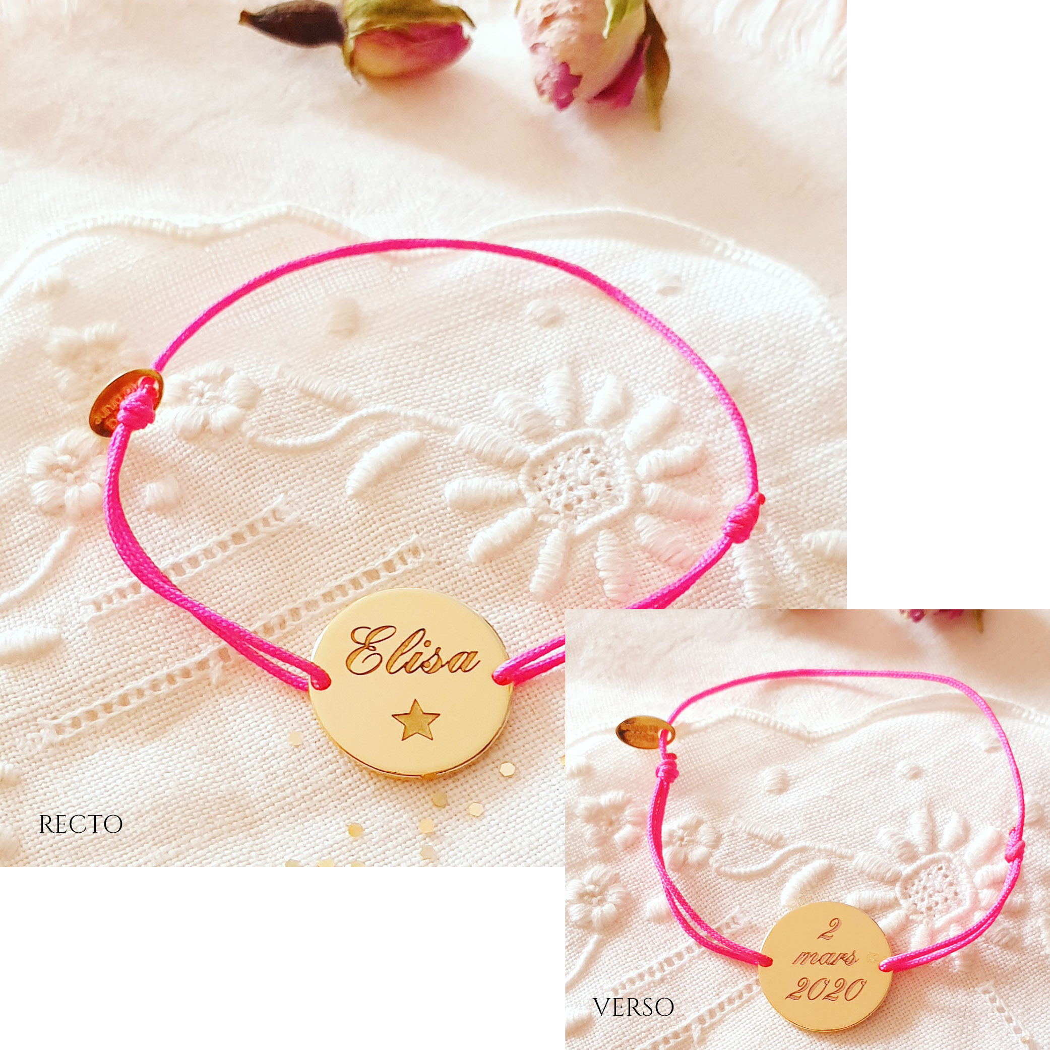 bracelet cordon personnalise